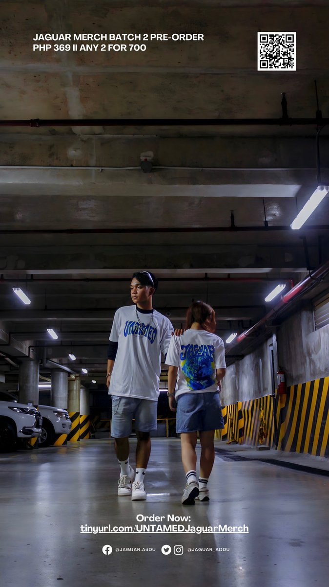 jaguar_addu's tweet image. 𝙏𝙝𝙚 𝙩𝙞𝙢𝙚 𝙞𝙨 𝙩𝙞𝙘𝙠𝙞𝙣𝙜!

Only 7 days left to grab your chance in Batch 2 pre-orders! 🐆 Don't miss out this time! 😉

Scan the QR code or click the link below:
tinyurl.com/UNTAMEDJaguarM…

Order now! 

#UNTAMEDBatch2 🐆
#MoveWithStyle 🕶