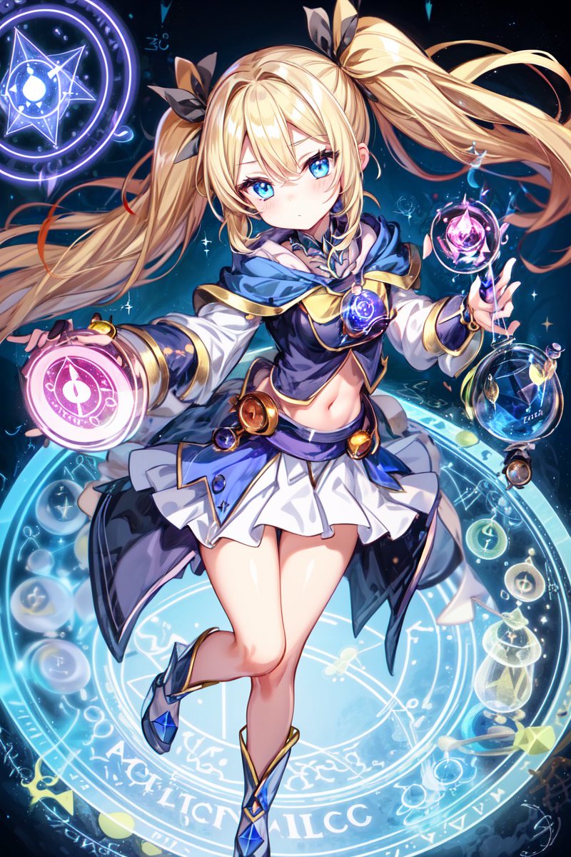 chiya_minarai's tweet image. #WIZARTmagic
参加いたします😊

タキ「うむむ～～💦」

#AIArtworks