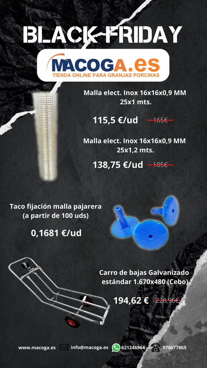 Macoga's tweet photo. ⚫️⚫️Black Friday en https://t.co/wNwkM6jt40⚫️⚫️

Ya está aquí los mejores descuentos del año! 💸💸 https://t.co/8Kv2ziToCV