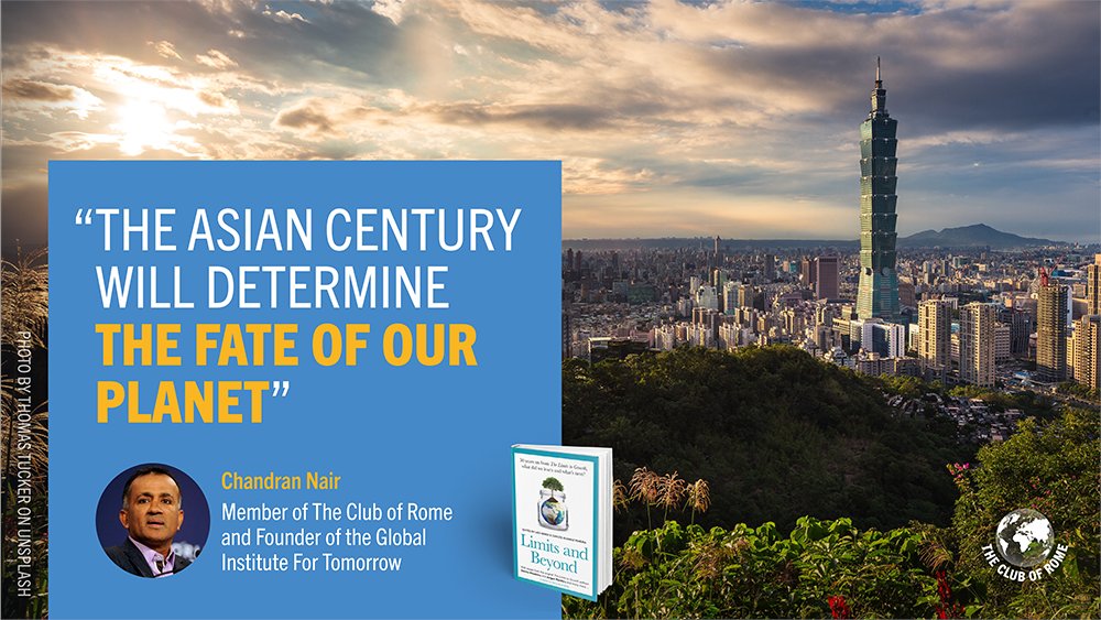 ClubOfRome's tweet photo. In his chapter in #LimitsAndBeyond, Chandran Nair, founder of the @Global_Inst_FT, stresses the importance of lifting poorer countries out of poverty without following in the destructive footsteps of the West 
➡️https://t.co/0MkNvrZc62 

 @Cnomics https://t.co/W4YkOUuG5U