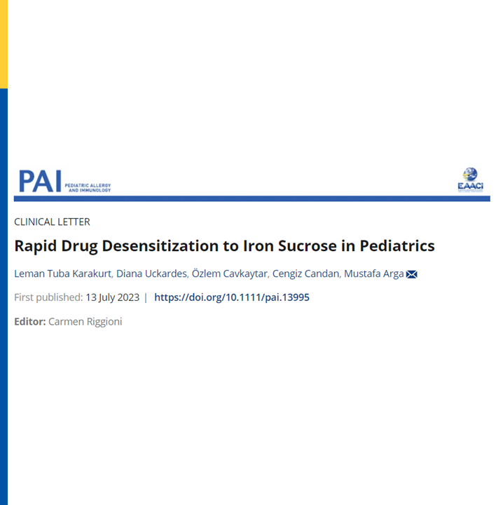 The #originalarticle “Rapid Drug Desensitization to Iron Sucrose in #Pediatrics” published in the #PAI_Journal is available.
Here: 🔗 onlinelibrary.wiley.com/doi/10.1111/pa…
#DrugDesensitization #IronSucrose