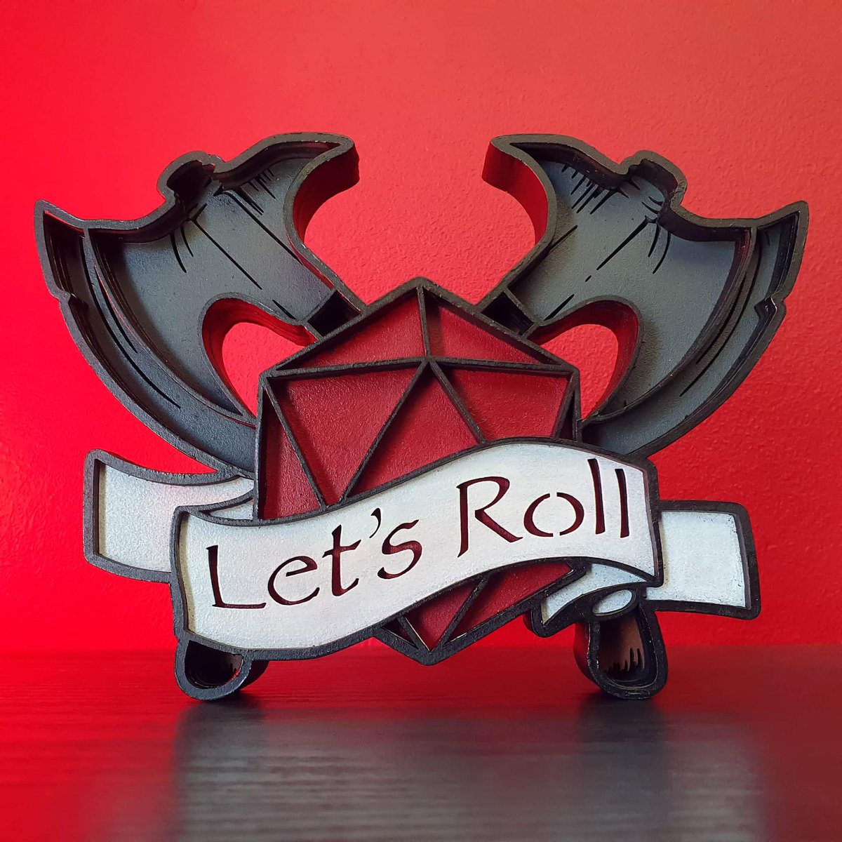 LET'S ROLL! ⚔️

We have exciting new additions to our ornaments ranges! D&amp;D and gaming merch, dragons and more... 🐉 

*Available to purchase on our website from 01 December*

#dnd #dungeonsanddragons #ornaments #artist #handcrafted #lasercut #woodcraft