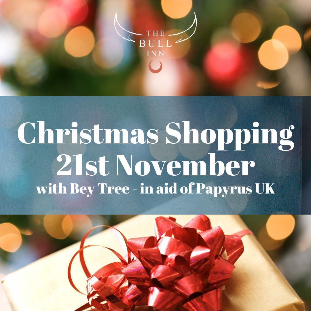 The Bull Inn, Limpsfield (@bulllimpsfield) on Twitter photo One week to go until our Christmas Shopping event with Bey Tree in support of Papyrus UK. Tuesday 21st November, 10-3.
contact sue@beytree.com for more info. One week to go until our Christmas Shopping event with Bey Tree in support of Papyrus UK. Tuesday 21st November, 10-3.
contact sue@beytree.com for more info.