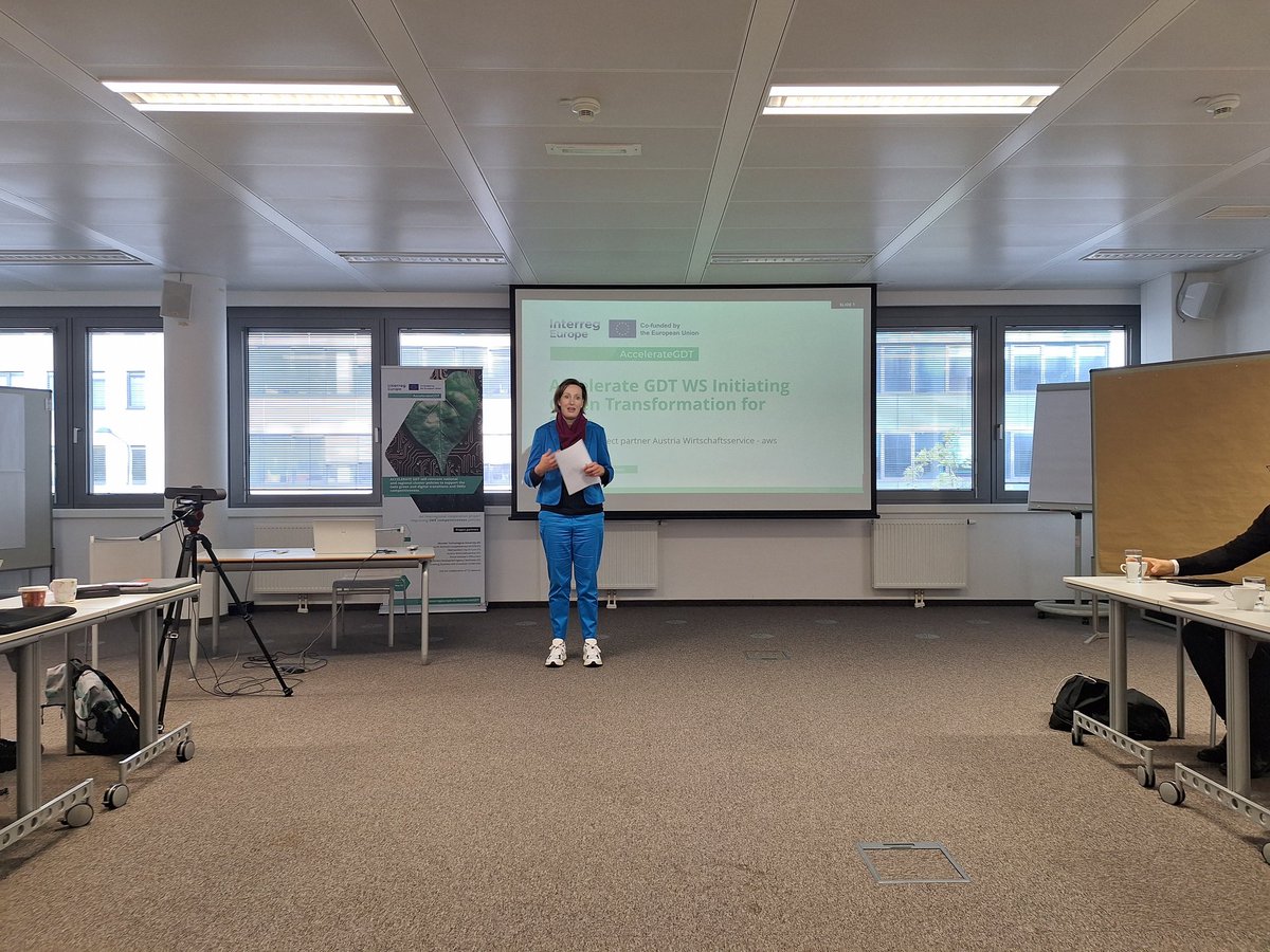 AccelerateGDT's tweet image. Kicking off our activities in Vienna for the @AccelerateGDT @interregeurope looking forward to a great day hosted by @aws_Presse #colearning 🤓 

@tcinetwork @dbi_duisburg @MTU_ie @accio_cat @CittaMetroTO @CzechInvest_CZ @VlincResearch