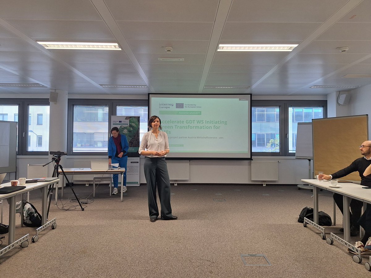 Accelerate GDT (@accelerategdt) on Twitter photo Kicking off our activities in Vienna for the <a href="/AccelerateGDT/">Accelerate GDT</a> <a href="/interregeurope/">Interreg Europe</a> looking forward to a great day hosted by <a href="/aws_Presse/">Austria Wirtschaftsservice - Kommunikation</a> #colearning 🤓
<a href="/tcinetwork/">TCI Network</a> <a href="/dbi_duisburg/">Duisburg Business & Innovation GmbH</a> <a href="/MTU_ie/">Munster Technological University</a> <a href="/accio_cat/">ACCIÓ</a> <a href="/CittaMetroTO/">Città MetroTorino</a> <a href="/CzechInvest_CZ/">CzechInvest_CZ</a> <a href="/VlincResearch/">VLINC Expert Research Group</a> Kicking off our activities in Vienna for the <a href="/AccelerateGDT/">Accelerate GDT</a> <a href="/interregeurope/">Interreg Europe</a> looking forward to a great day hosted by <a href="/aws_Presse/">Austria Wirtschaftsservice - Kommunikation</a> #colearning 🤓
<a href="/tcinetwork/">TCI Network</a> <a href="/dbi_duisburg/">Duisburg Business & Innovation GmbH</a> <a href="/MTU_ie/">Munster Technological University</a> <a href="/accio_cat/">ACCIÓ</a> <a href="/CittaMetroTO/">Città MetroTorino</a> <a href="/CzechInvest_CZ/">CzechInvest_CZ</a> <a href="/VlincResearch/">VLINC Expert Research Group</a>
