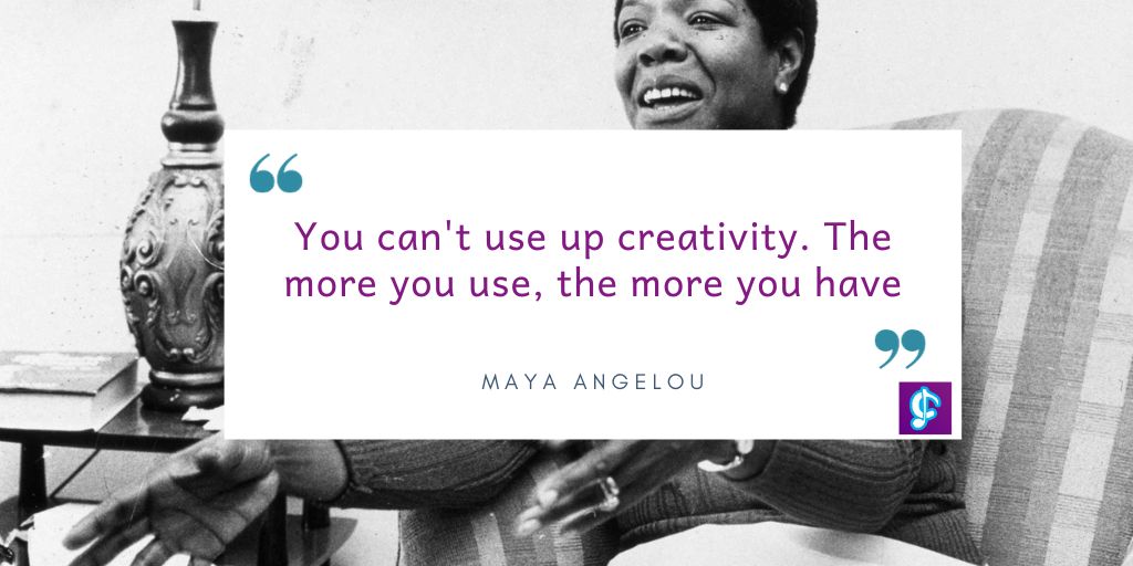 #TuesdayThoughts
#creativity 
#MayaAngelou