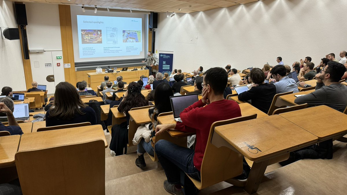 Full house when the @nccr_automation talks about #energy