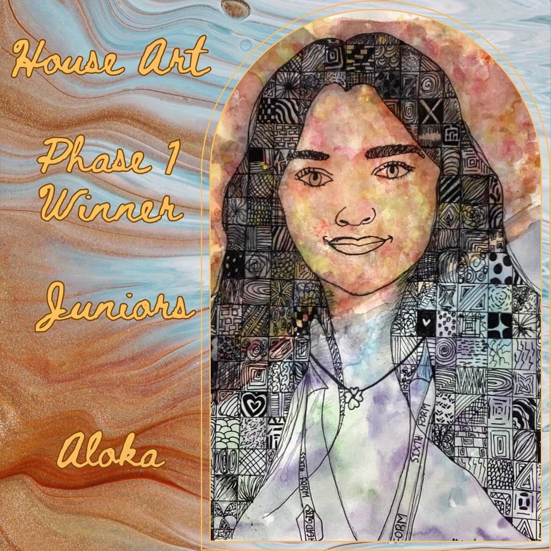 Congratulations to Aloka in 7A who will be representing Austen Juniors tomorrow in the live event! 🎨🖌️🖼️ <a href="/QueenElizHigh/">Queen Elizabeth's High School</a>