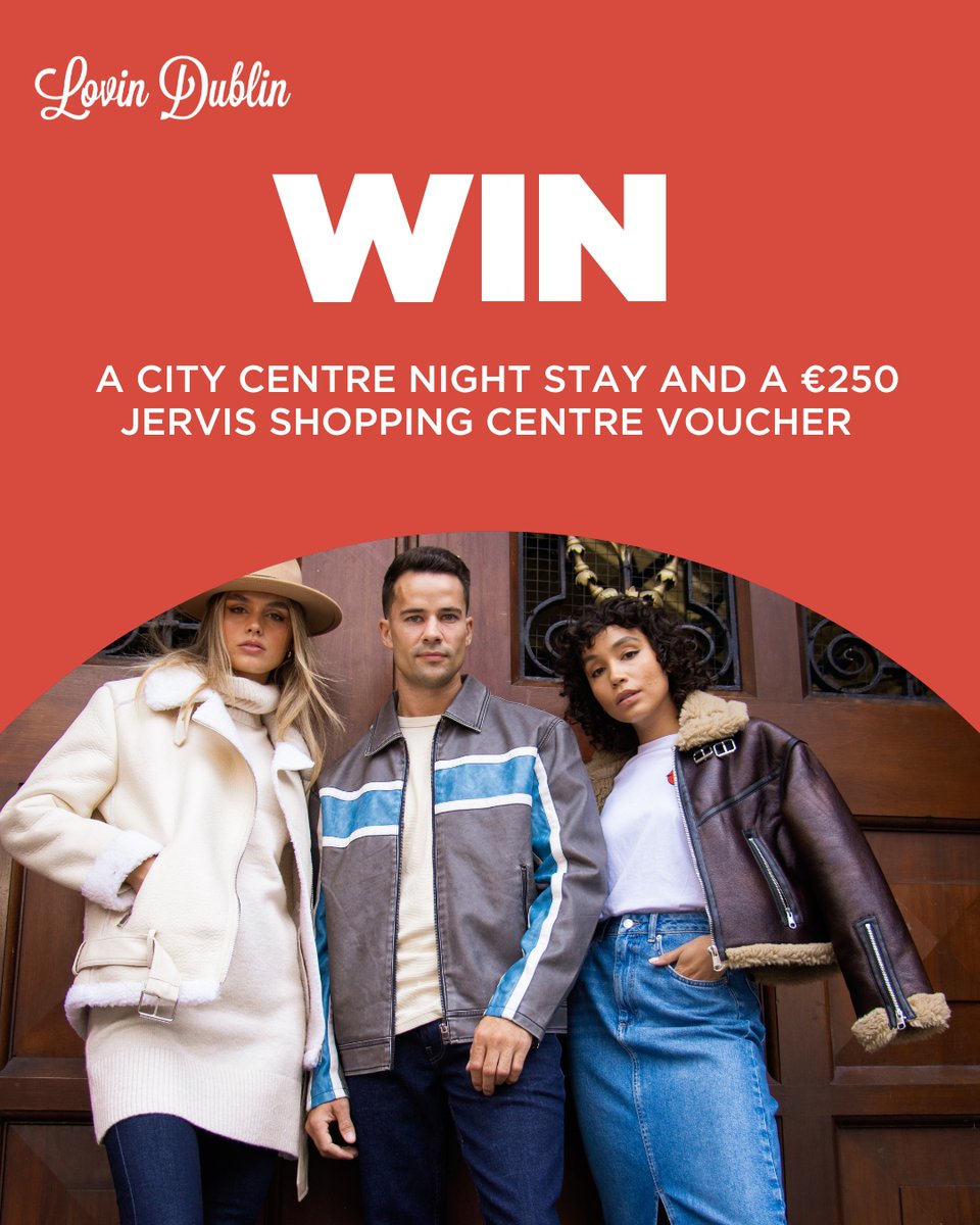 🛎️Nab yourself an overnight city centre stay and a €250 Jervis Shopping Centre voucher 🛎️

We've teamed up with Jervis Shopping Centre to give one lucky duck a €250 voucher and an overnight stay in a city centre Staycity Aparthotel. 

👉 Like + retweet to enter