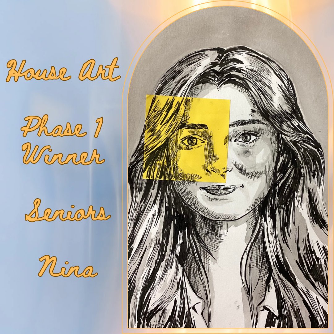 Congratulations to Nina in 13A who will be representing Austen Seniors tomorrow in the live event! 🎨🖌️🖼️ <a href="/QueenElizHigh/">Queen Elizabeth's High School</a>
