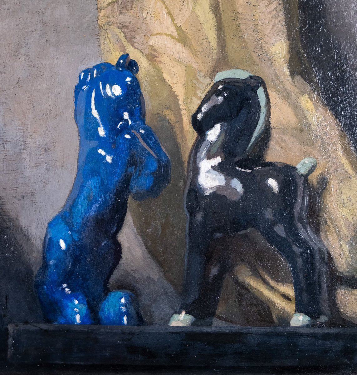 HarAntiques's tweet photo. A fine oil on board depicting two ceramic horses, attributed to Virgilio Costantini (1882-1924). Now available: https://t.co/DKXclmv0c6

#antiques #ArtOfTheDay #art #ceramics #virgilioconstantini #artwork #artist #horses #oilpainting https://t.co/oiDtK6cAQy