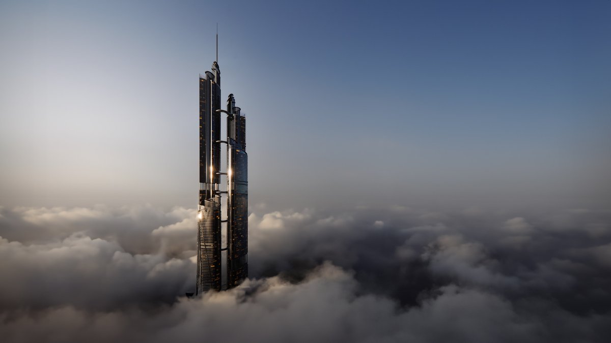 This magnificent skyscraper imagined by LUNAS soars above the clouds into the tranquil sky and it reaches an impressive height of nearly 1900 meters. Also, we've complemented the project with top-notch 3D animation that you can see here:
lunas.pro/portfolio/skys…