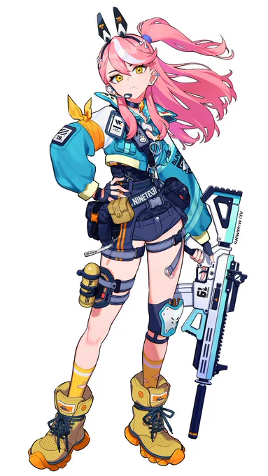 新規VTuberプロジェクトBlueJump()の日本人VTuber、ナインティーンさん()のデザインを担当させていただきました!  明日11月15日(水)20時、初配信です!