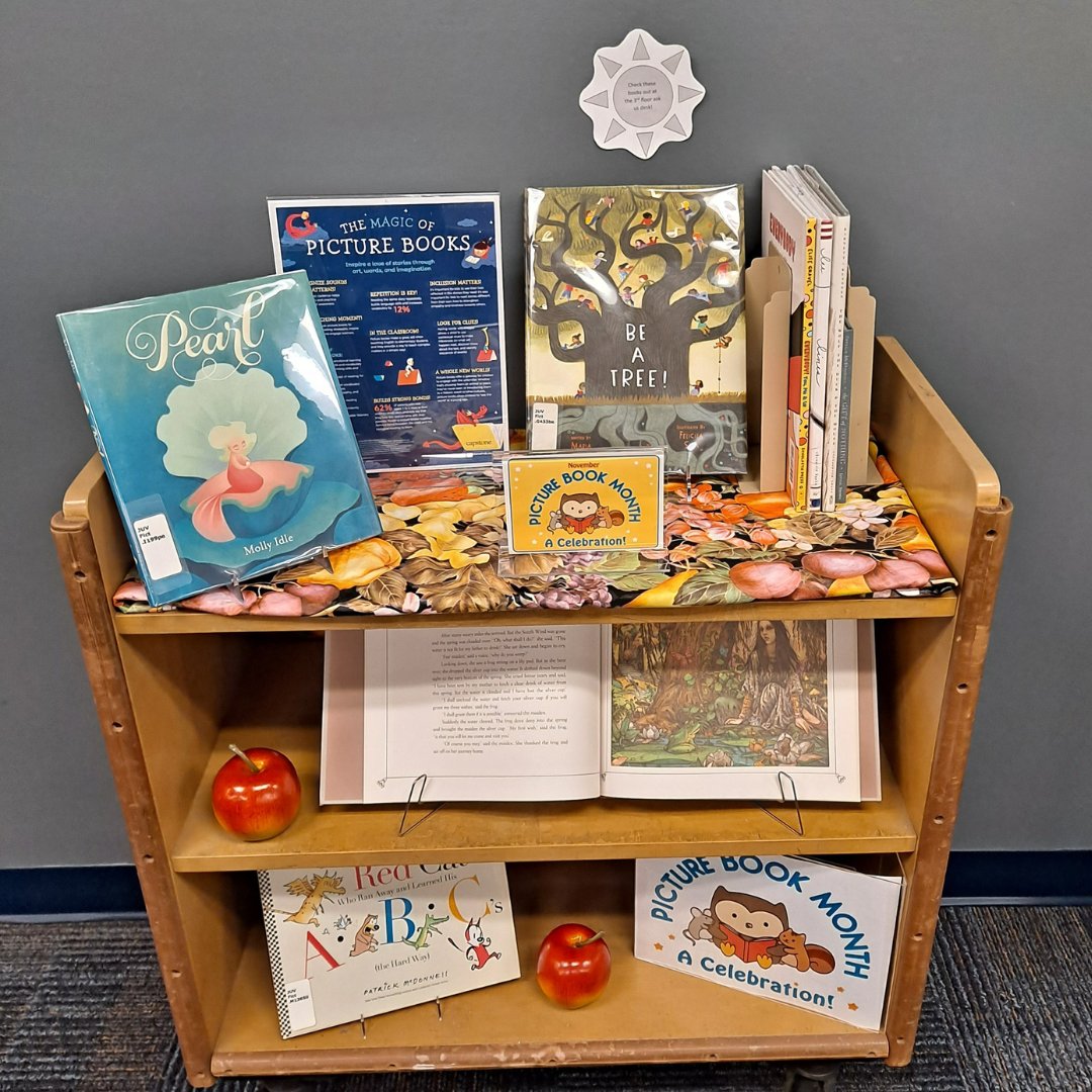 CookLibraryOfTU's tweet photo. It's National Picture Book Month! Check out our Picture Book Display on the 4th floor ππ
#picturebookmonth #CookLibrary
#towsonuniversity https://t.co/6x6Dpbopsf