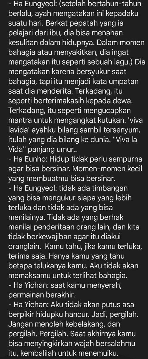 rainbowhaloooo's tweet image. "Twinkling Watermelon"
⭐: 9.8/10

+ Eungyeol nemuin CheongAh di gudang 🧅
+ CheongAh sama halmeoni
+ Permen bintang Eunyu
+ Kirain di ending Eungyeol sm kakaknya bakalan rebutan Eunyu
+ Scene liburan buat bikin lagu
+ Ternyata pak Viva...
Suka bgt 'viva la vida' karena drama ini