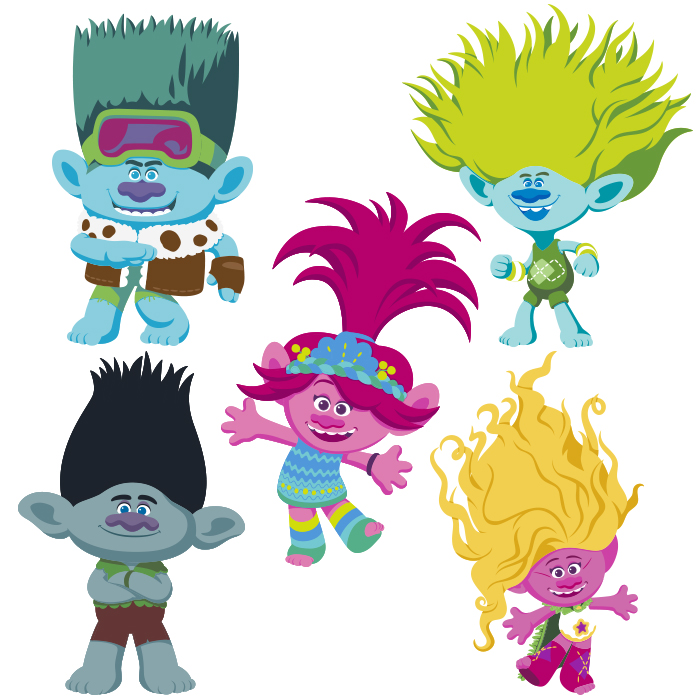 HMooreDesign's tweet image. Trolls Band Together: Style guide characters. Black line, limited color &amp;amp; &quot;no-line&quot; for different applications on product. Did more than I can count, but attached a few of my &quot;spoiler free&quot; favorites here. #trolls #styleguides #poppy #branch #TrollsBandTogether