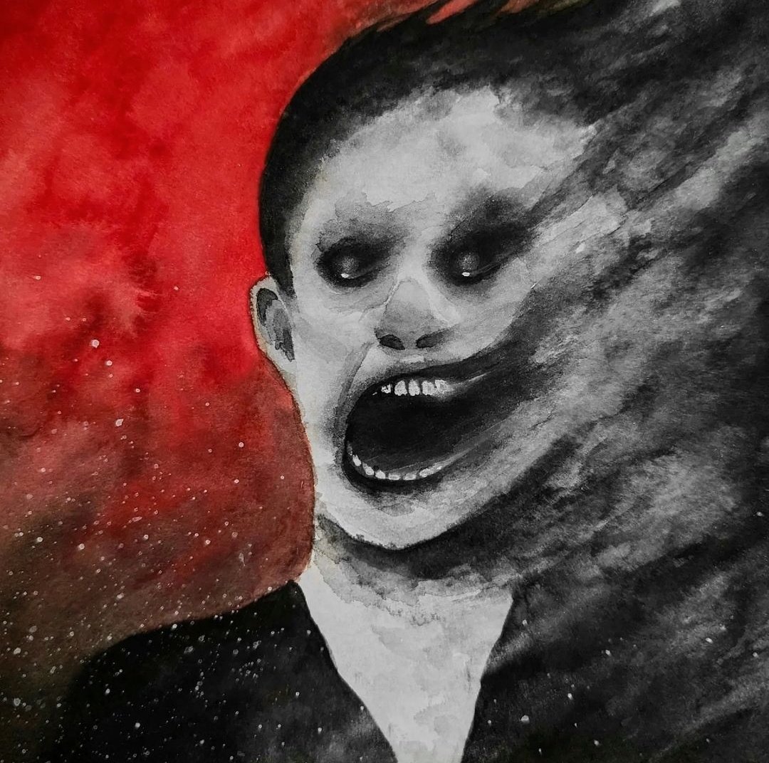 SlasherGuts's tweet image. A Spectre of Smoke

#Art by Marc C. Green