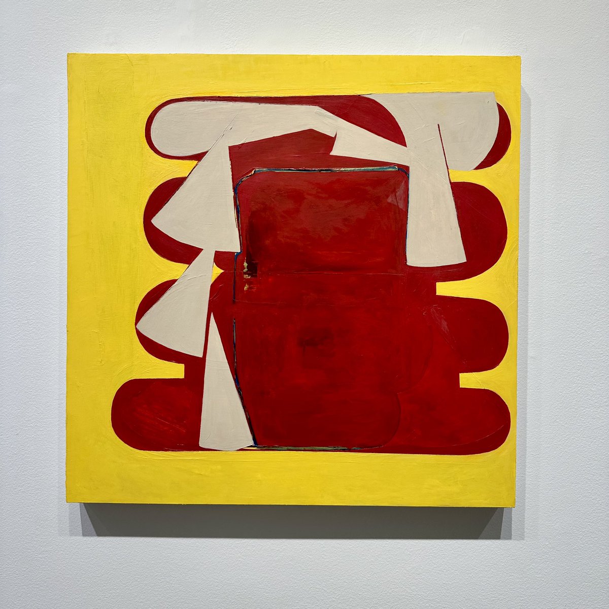 ChrisNauArtist's tweet photo. Some great work at @markelfinearts 
A bright solo show of Fran Shalom, as well as a group show curated by the artist with Meg Atkinson, Jimbo Blachly, Sharon Horvath, and Leslie Robert’s.  A feast of abstraction, and some refreshingly original work. https://t.co/wDESuxnobm