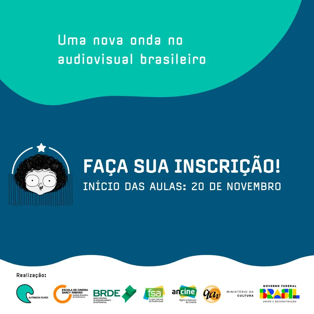 AlfandegaFilmes's tweet photo. AS AULAS COMEÇAM NA PRÓXIMA SEGUNDA, DIA, 20, ENTÃO CORRE PRA FAZER SUA MATRÍCULA! 👇🏼

https://t.co/e67ytrQ3PI

#Aniamação #CopaStudio #Audiovisual #AlfandegaFilmes #ECDR https://t.co/TvCbkVgr1w