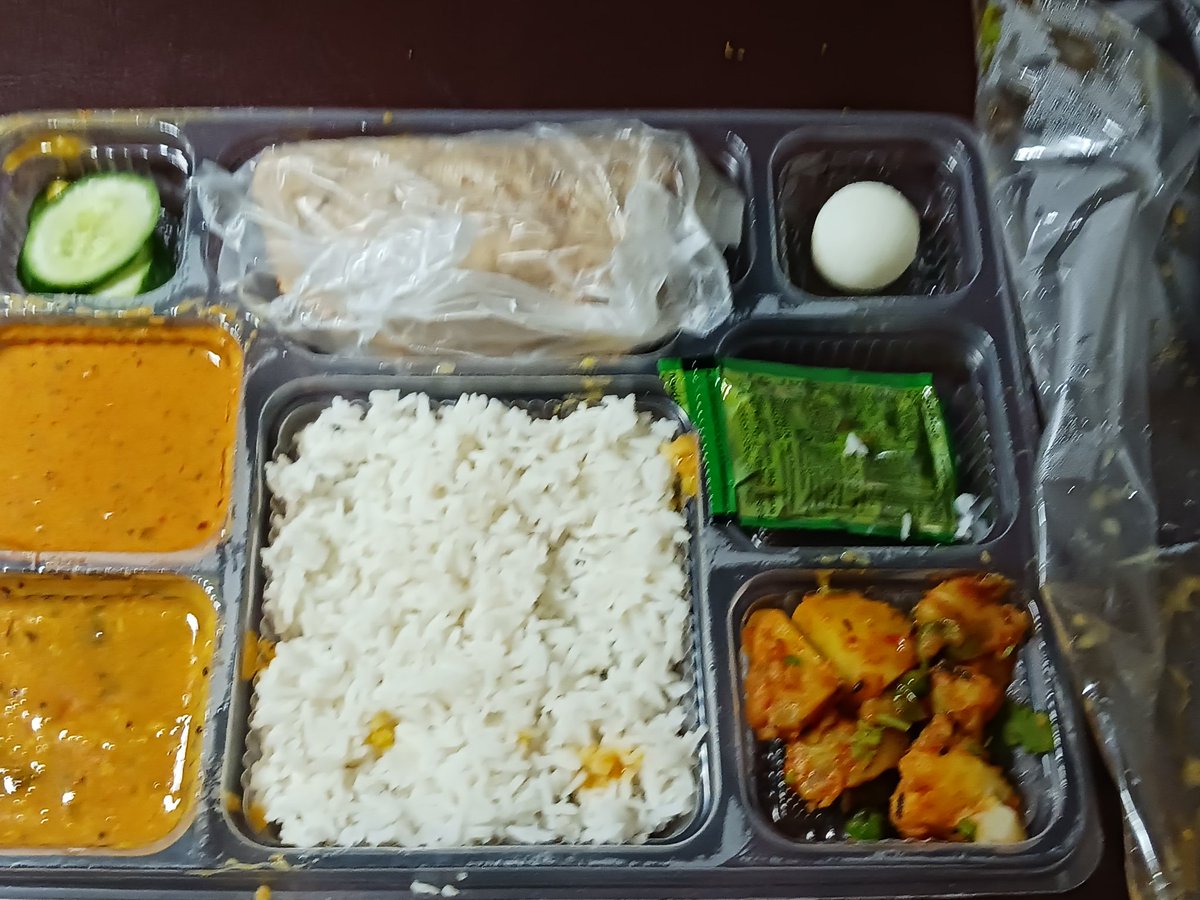 bvishalb's tweet photo. Dinner was so tasty. Hope it continues... because good food is very important... @IRCTCofficial thanks now I can try next time also https://t.co/SXywRCtclq
