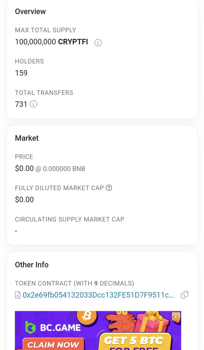 Cryptfiproject's tweet photo. "Cryptifi is gaining momentum with 159 holders onboard! 🚀 Excitement is building as we set our sights on expanding our community and reaching new milestones. Join us on this journey to unlimited growth and a massive market cap! 🌐💎 #Cryptifi #CryptoCommunity #MarketCap" https://t.co/K82LY4Zr7d