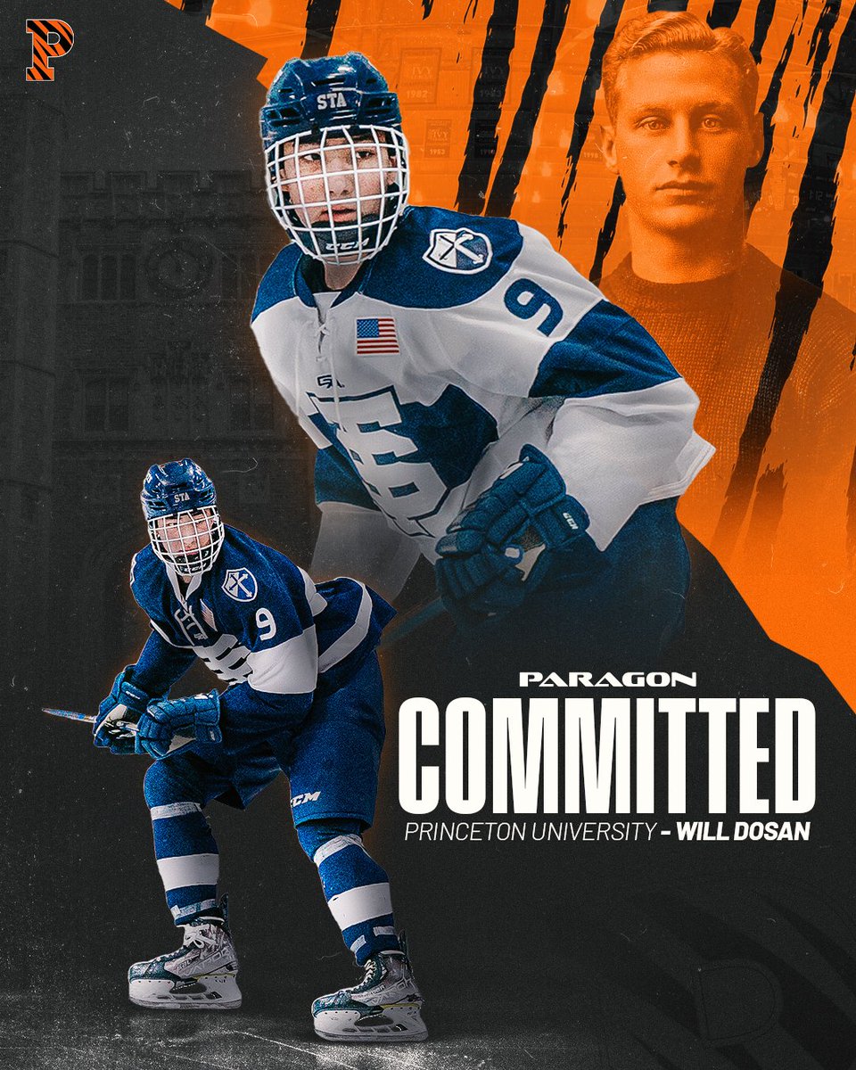 Congratulations to <a href="/ParagonAthlete/">Paragon Sports Consulting</a> <a href="/willdosan9/">Will Dosan</a> on his commitment to <a href="/princetonhockey/">Princeton Men's Ice Hockey</a> | <a href="/ecachockey/">ECAC Hockey</a> !

<a href="/Cadets_hockey/">STA Cadets Hockey</a> | <a href="/TheRinkLive/">The Rink Live</a> 
--