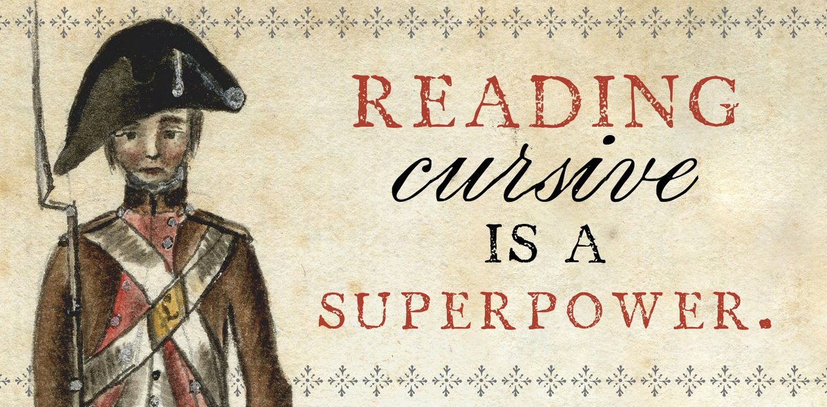 Is reading cursive your superpower? Nah? Okay, have a good one. Wait, come back! We have a project for you!