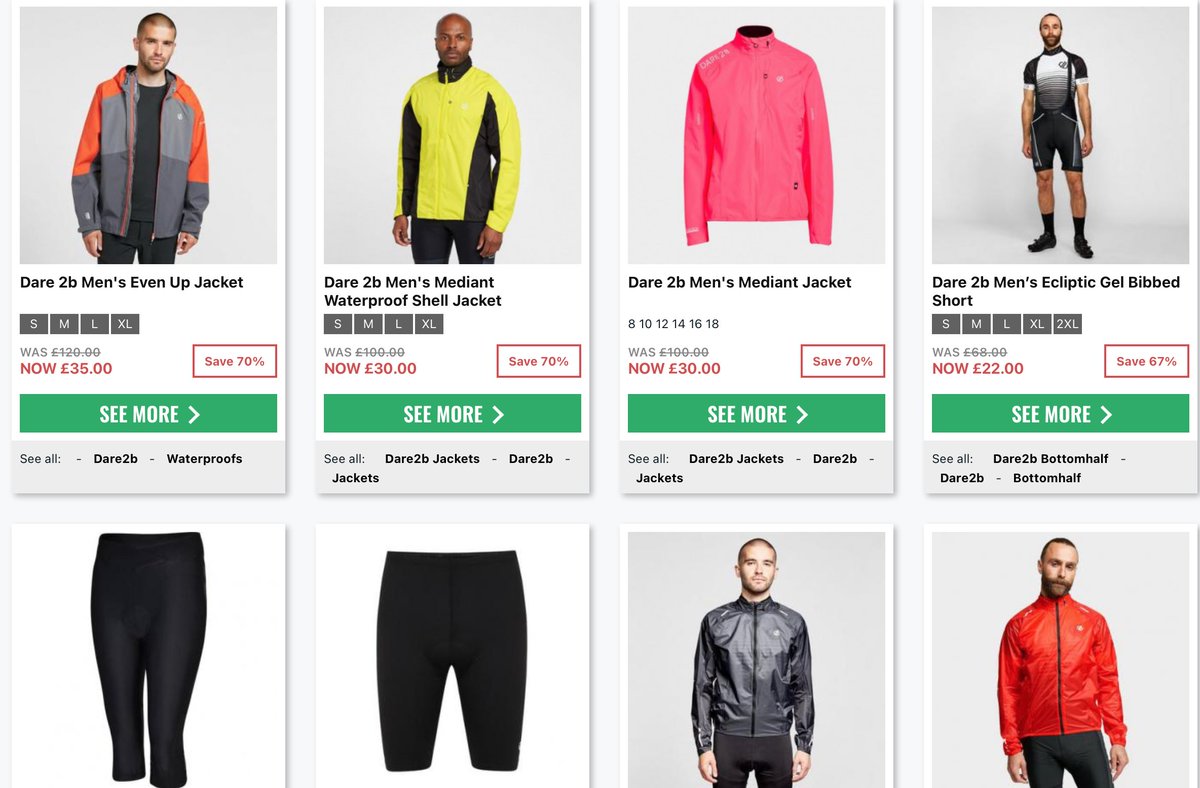 Very price-dropped Dare 2B cycling jackets too... bikesy.co.uk/dailydeals/