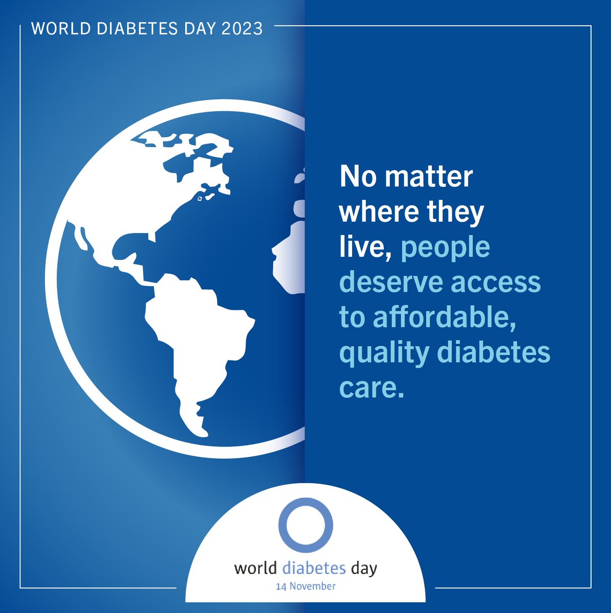 More than 80% of #displaced persons live in low and middle income countries, which also host 81% of the people living with #diabetes (PLWD). PLWD are particularly vulnerable in these crises

On #WorldDiabetesDay, join us in our call for access to care, no matter how far from home