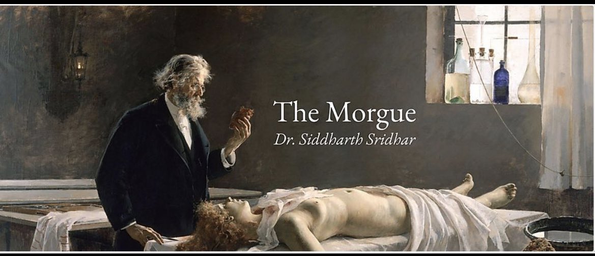 HKU-Medical Ethics & Humanities Unit (MEHU) (@hku_mehu) on Twitter photo ‘The Morgue’ by Dr Siddharth Sridhar (<a href="/sid8998/">Dr Siddharth Sridhar</a>), a short personal narrative on dealing with a patient’s death.
Artwork: 'La autopsia' by Enrique Simonet
Read it at: ethos.hku.hk/themorgue
#ETHOS #Narrative ‘The Morgue’ by Dr Siddharth Sridhar (<a href="/sid8998/">Dr Siddharth Sridhar</a>), a short personal narrative on dealing with a patient’s death.
Artwork: 'La autopsia' by Enrique Simonet
Read it at: ethos.hku.hk/themorgue
#ETHOS #Narrative