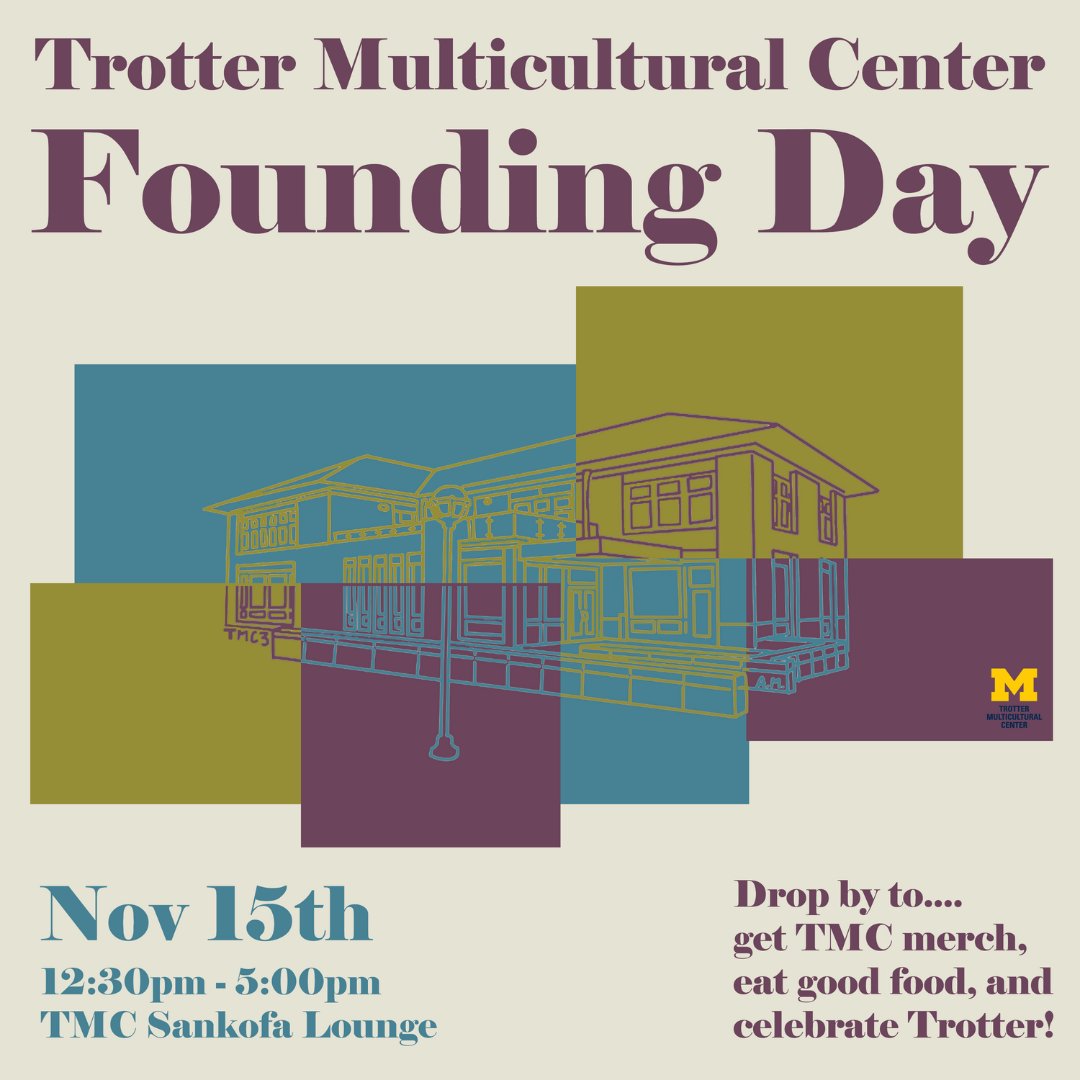 Join us tomorrow for Trotter's Founding Day! We will have lots of food, merch, and activities. We hope to see you there! 💚💙💜 #InspiredByEquity #TrotterFoundingDay