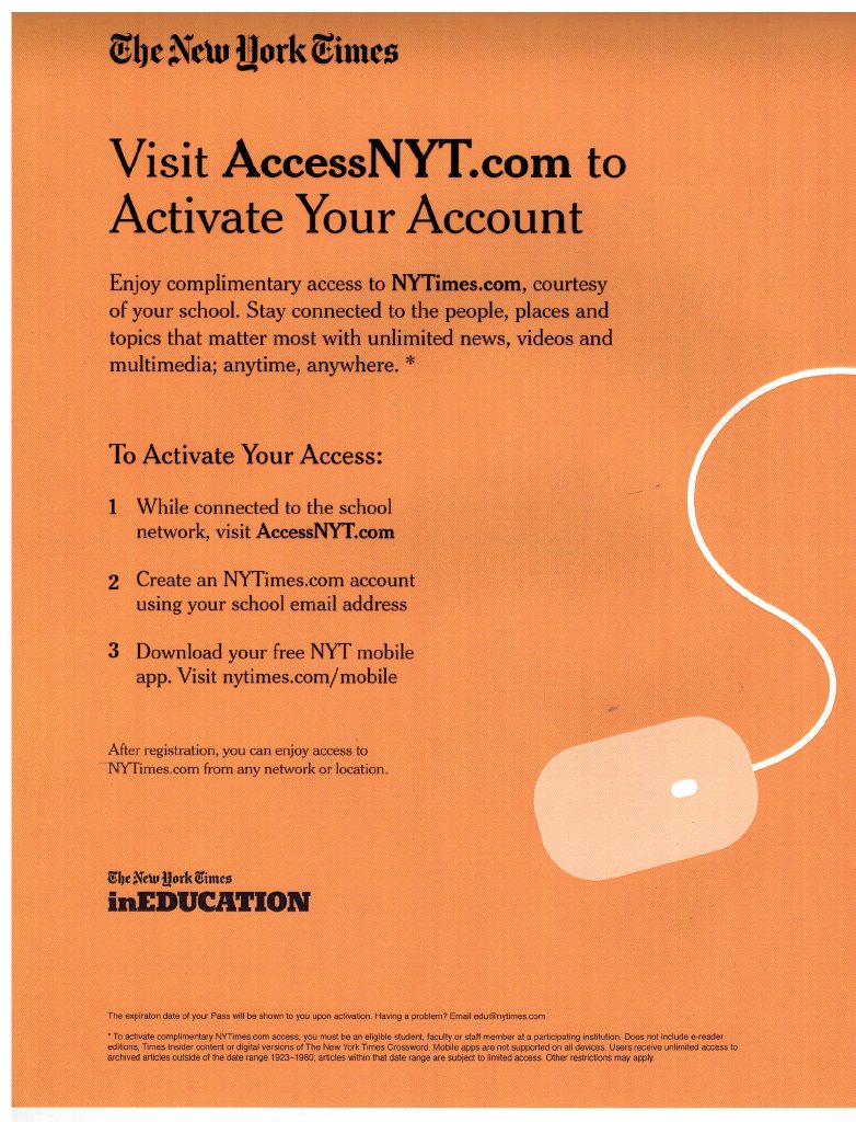 ESRlibrary's tweet image. Just a reminder that all morgan campus members have access to the NY Times through your Earl S. Richardson Library! Take advantage below!