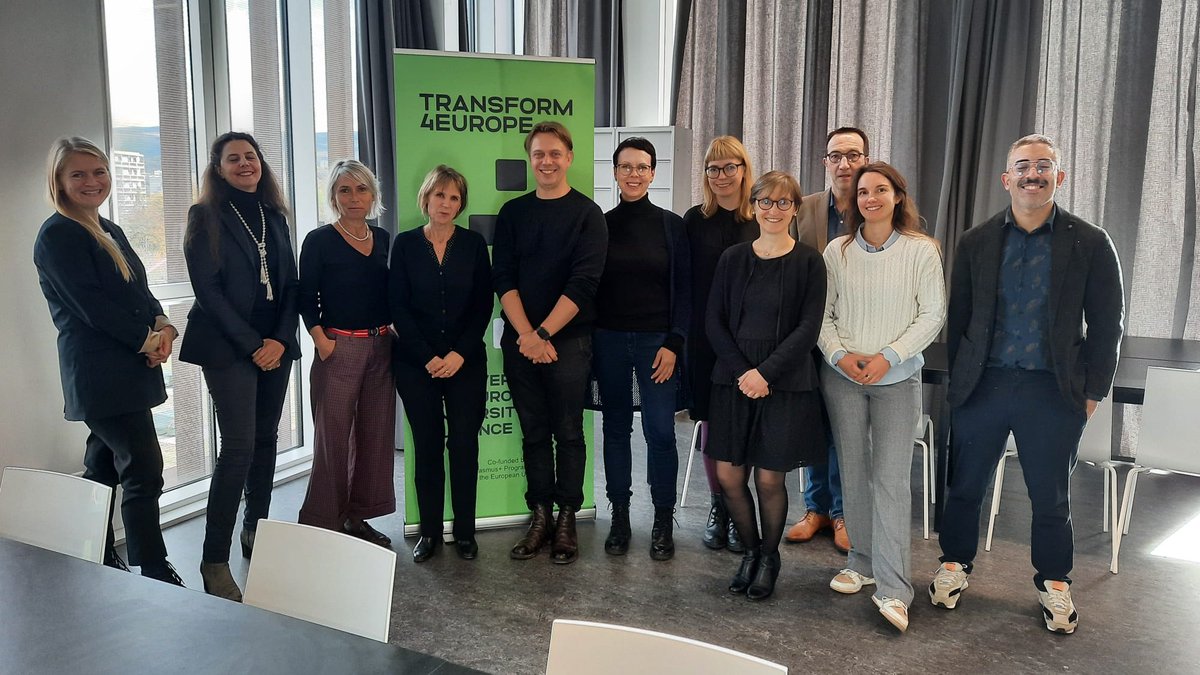 JMU welcomes, from 13 to 15 November, a delegation of the Estonian Academy of Arts (EKA), to visit the University and discuss the themes of #research #arts #territories #knowledge in the context of #Transform4Europe, an European university of which #JMU and #EKA are members.