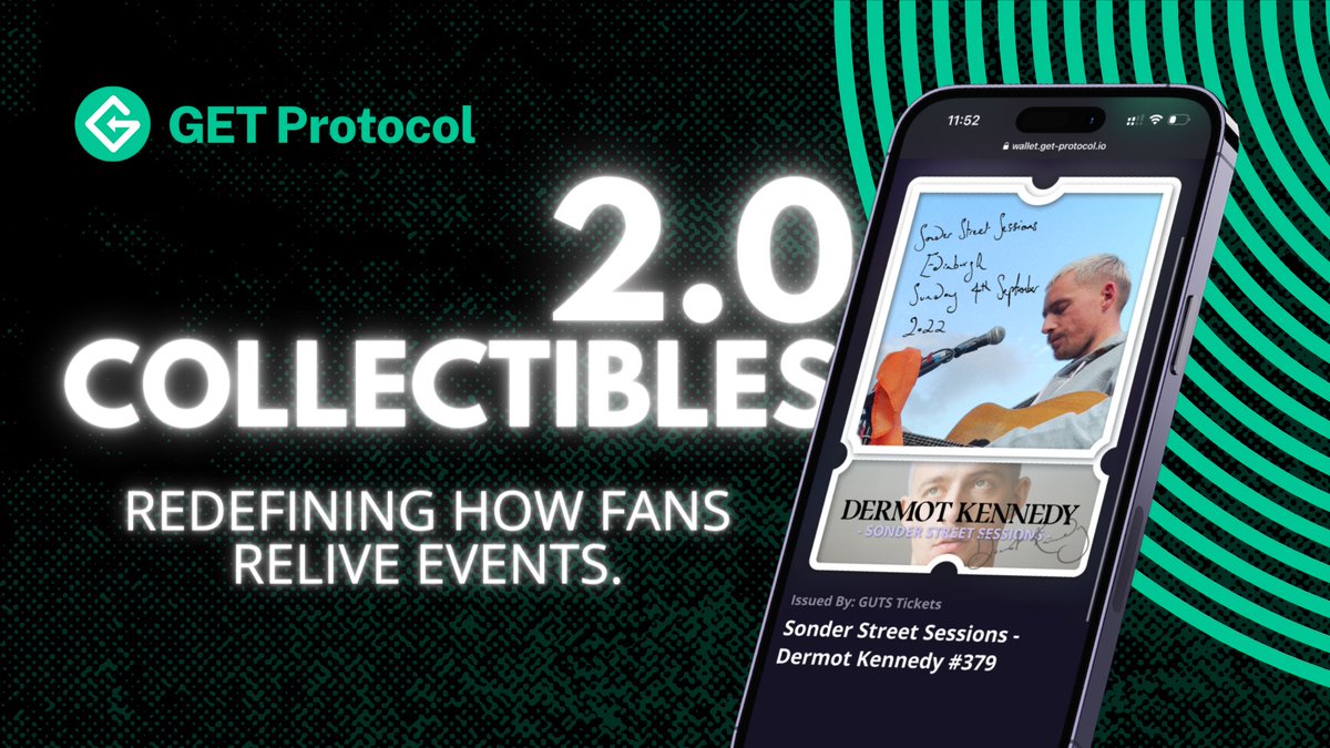Today we're excited to be launching our Collectibles 2.0 &amp; Wallet UI feature suite 🖼️

Every single ticket holder now has native access to their NFT Tickets &amp; Digital Collectibles directly from our Wallet UI application - redefining how fans relive their favourite events.

1 / 4
