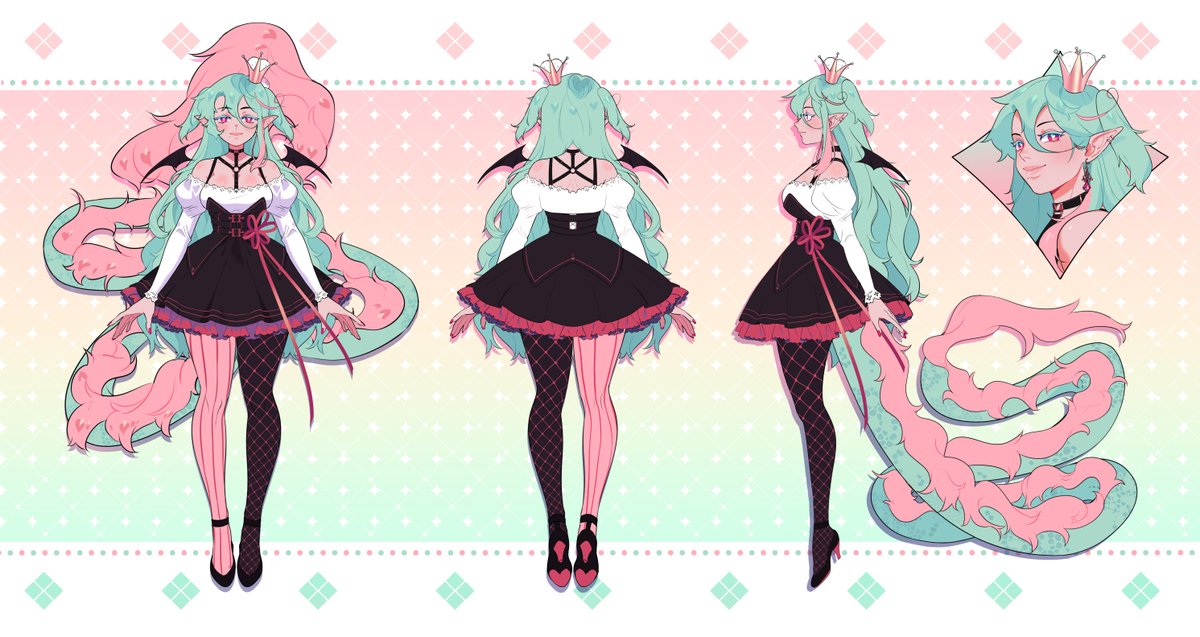 NinettaCKeight's tweet photo. Hi hiii !💖
I'm Ninetta Cordelia Keight 🐉🦇✨
I might not be the brightest but I shall do my best to cheer you on ! 💕

hope you could join me for some tea🌸☕️
#ENVtuber #Vtuber #VTuberUprising https://t.co/k4LN7WJdZP