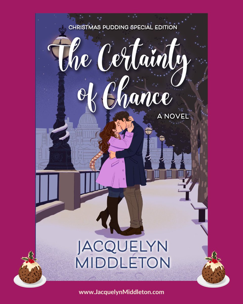 JaxMiddleton's tweet image. 🎉 I’m thrilled to share The Certainty of Chance: Christmas Pudding Special Edition —with its alternate paperback cover illustrated by @lenikauffman
 
This special paperback is now available from Amazon worldwide: jacquelynmiddleton.com/new-the-certai…

#holidayromance #Christmasromance
