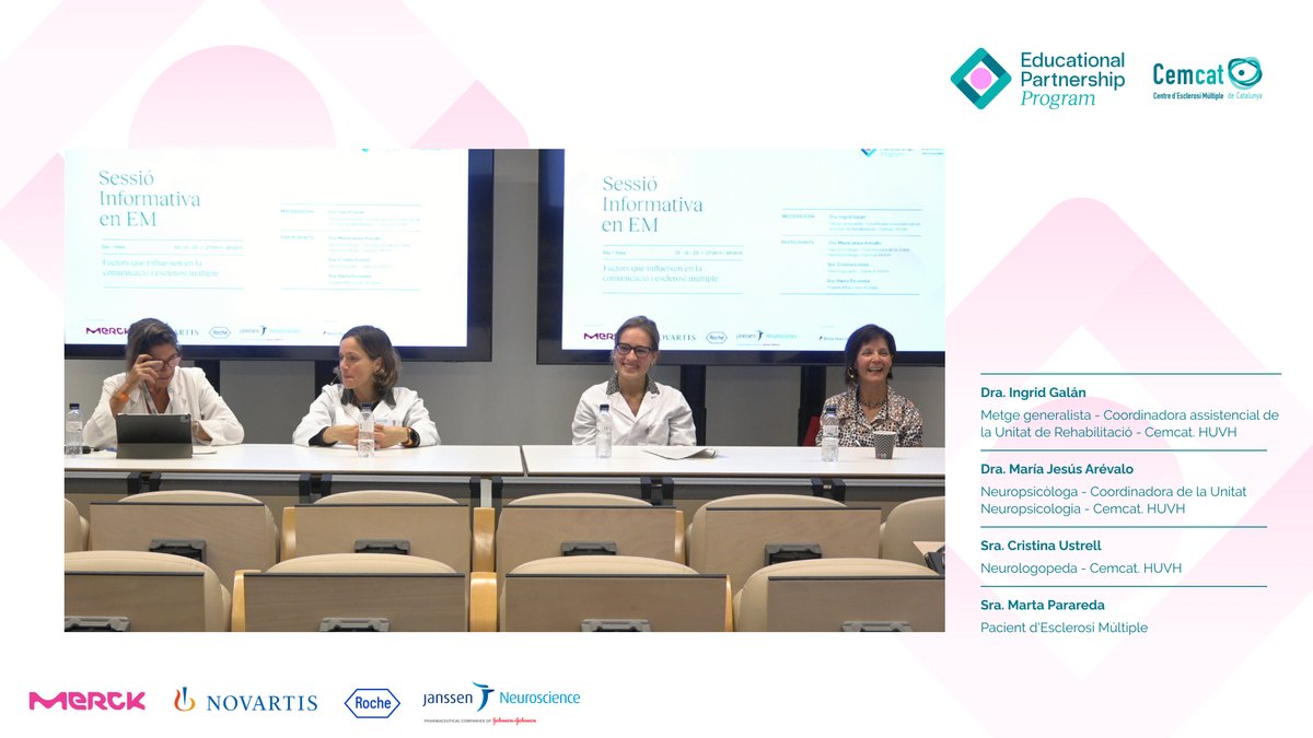 cemcat_em's tweet photo. 👏Ahir va ser un dia increïble! Gràcies a tots els participants en la Sessió Informativa sobre "Factors que influeixen en la comunicació i l'EM". Gràcies de nou a la col·laboració dels nostres partners. Us esperem a les sessions informatives del 2024 🔗 https://t.co/rsNKiZ8KZt https://t.co/llvgfLOOa5