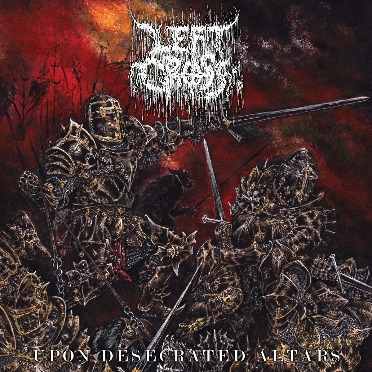 jakubasphyx's tweet photo. "Upon Desecrated Altars" je jako starodávná choroba, kterou někdo znovu exhumoval. U tohoto death metalu vám odpadá maso od kostí! Recenze/review - LEFT CROSS - Upon Desecrated Altars (2023): https://t.co/1mZ6u55jSa #deathmetal #leftcross #Review .@profoundlore .@deadlystormzine https://t.co/EVXpurufTi