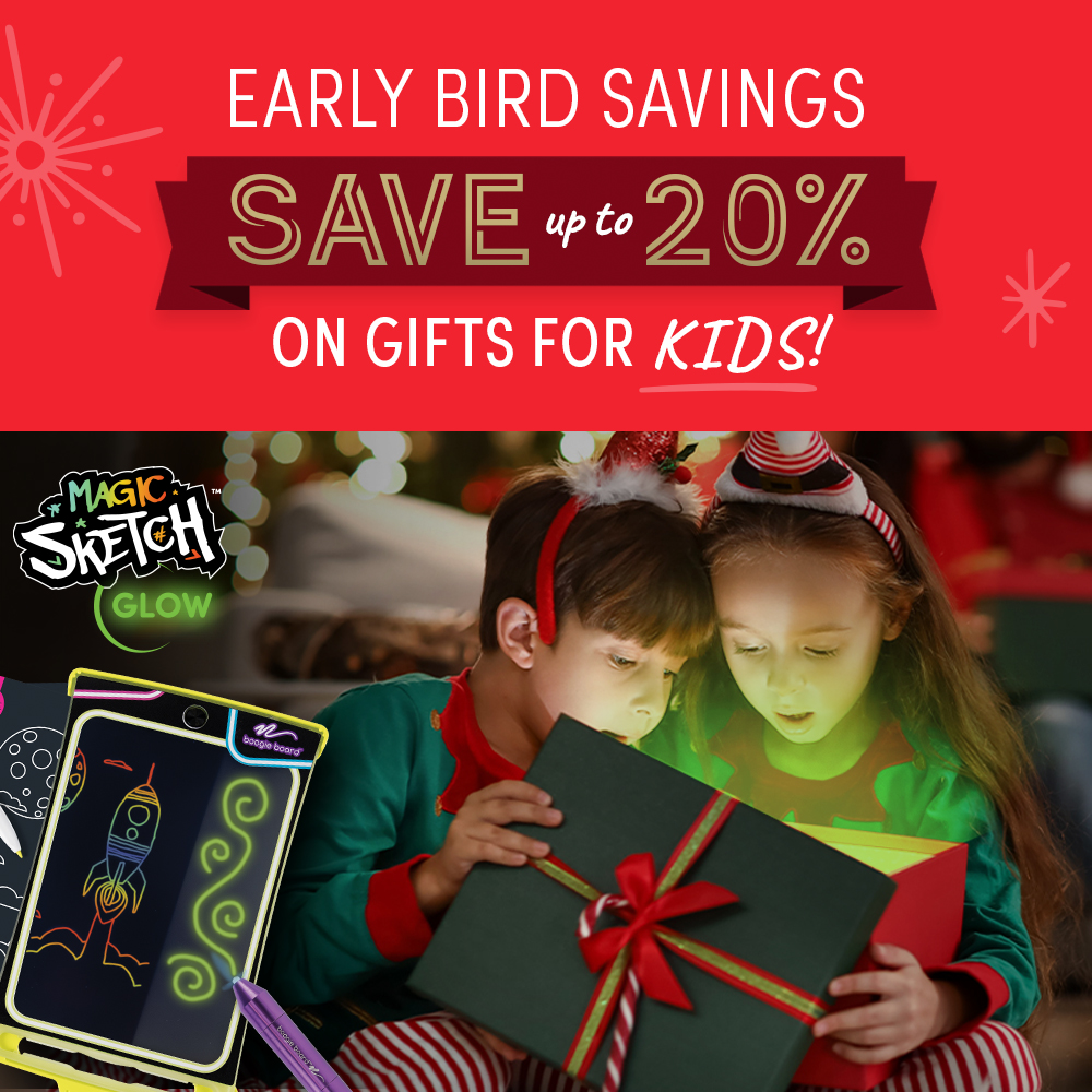 You’ve seen us in the #giftguides. Now, take advantage of early bird toy savings on gifts for kids. Gift reusable, screen-free toys that inspire imagination and hours of play. myboogieboard.com/sale
#MyBoogieBoard #BoogieBoard #KidsActivities #HolidaySavings #ScreenFreePlay
