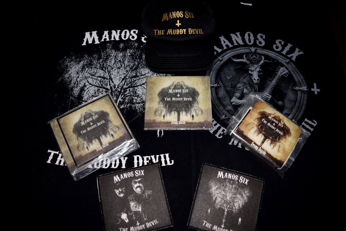 MSixMD's tweet image. New online merch store coming soon...

#manossixandthemuddydevil #skullanddawn #fycrecords #darkamericana #southerngothic #deathcountry #neofolk #darkfolk #blackmetal