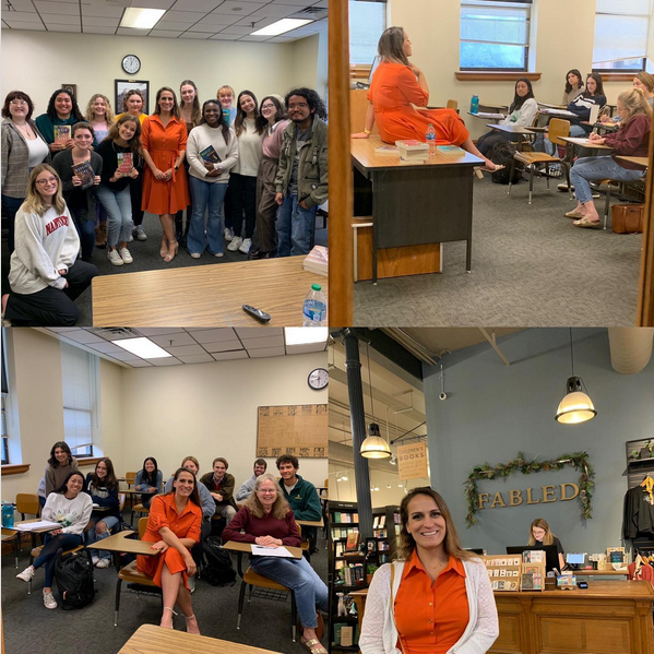 #Baylor University students loved getting the chance to talk to best-selling author Emily Bleeker!