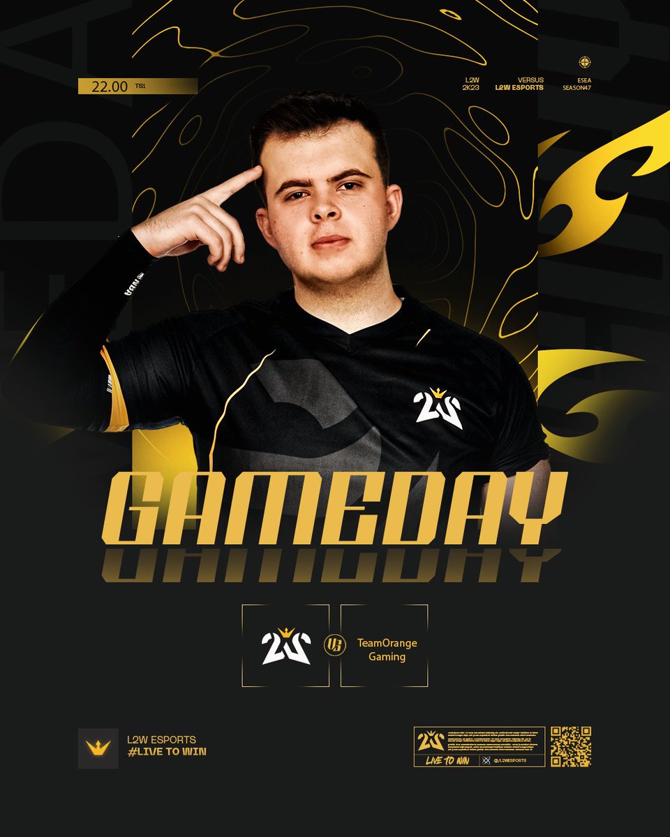 Mücadeleye hazırız! 🔥

🆚; TeamOrangeGaming
📍; ESEA Season 47: Main Division
🗺; BO1

#Live2Win | #EseaS47