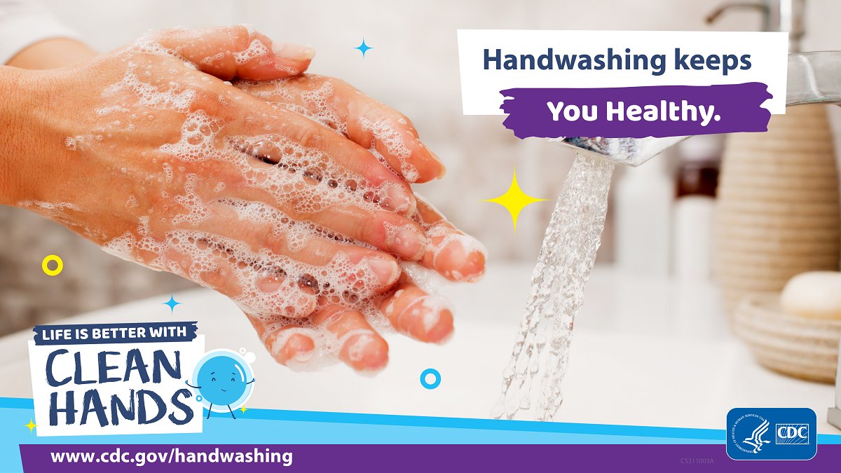 Encouraging everyone in the school community to regularly wash their hands can help prevent the spread of infectious diseases and reduce the amount of time students are out of school. @CDCgov offers best practices to promote proper hand hygiene🧼🤲: go.dhs.gov/Zh7