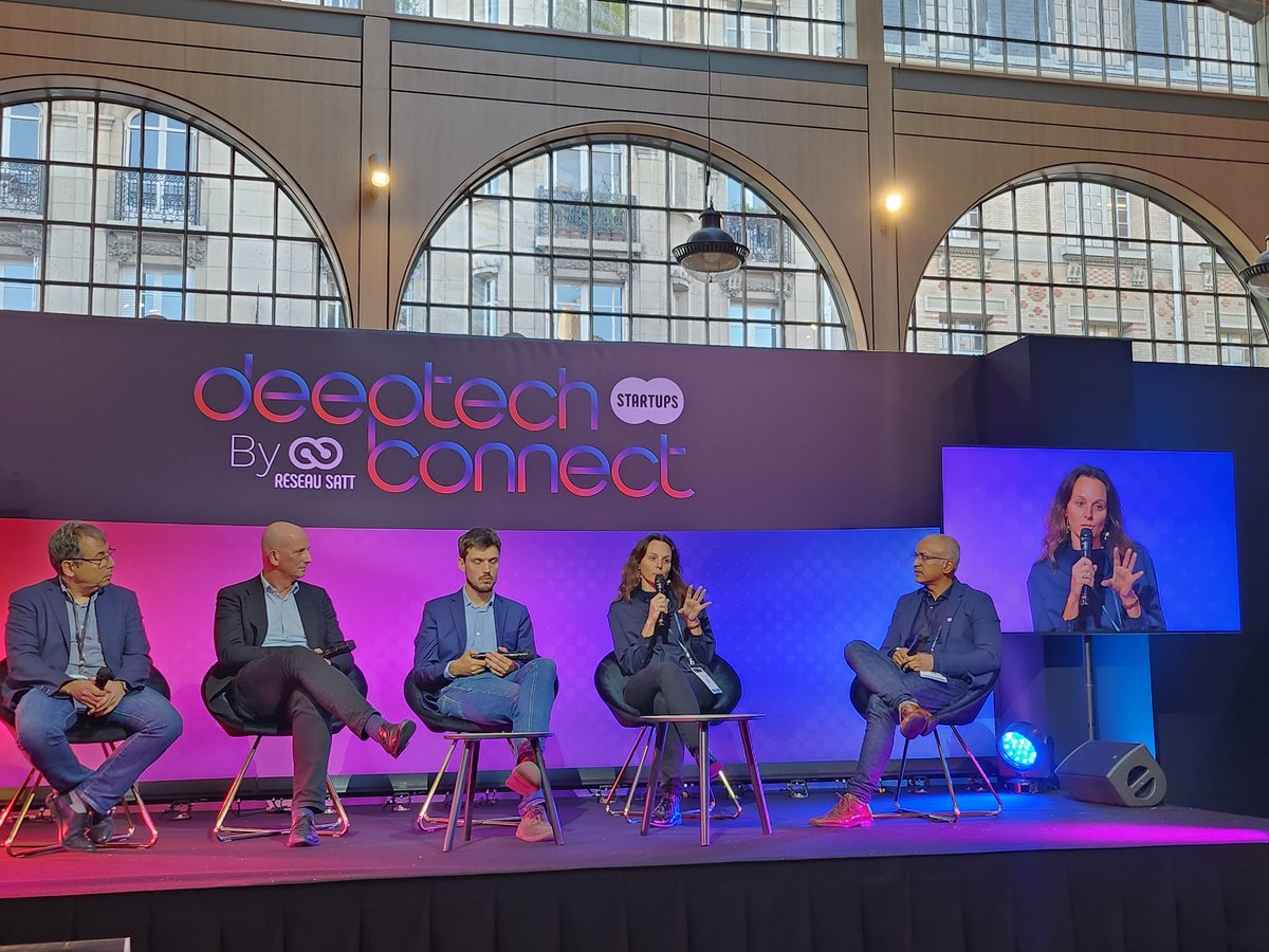 Réseau SATT (@reseausatt) on Twitter photo TABLE RONDE Transition écologique et énergétique : enjeux et défis-clé pour un monde en crise, le rôle des SU #DeeptechConnect
<a href="/ErwanPannier/">Erwan Pannier</a>-Co-founder&CTO <a href="/spark_cleantech/">spark</a>;<a href="/PatrickPrunet/">Patrick Prunet</a>-responsableAccelerateur@GRTgaz;<a href="/VincentGuerre/">Vincent Guerre</a>-President@enosis;<a href="/SATT_Toulouse/">ToulouseTechTransfer</a> @A.Saint-Lary TABLE RONDE Transition écologique et énergétique : enjeux et défis-clé pour un monde en crise, le rôle des SU #DeeptechConnect
<a href="/ErwanPannier/">Erwan Pannier</a>-Co-founder&CTO <a href="/spark_cleantech/">spark</a>;<a href="/PatrickPrunet/">Patrick Prunet</a>-responsableAccelerateur@GRTgaz;<a href="/VincentGuerre/">Vincent Guerre</a>-President@enosis;<a href="/SATT_Toulouse/">ToulouseTechTransfer</a> @A.Saint-Lary
