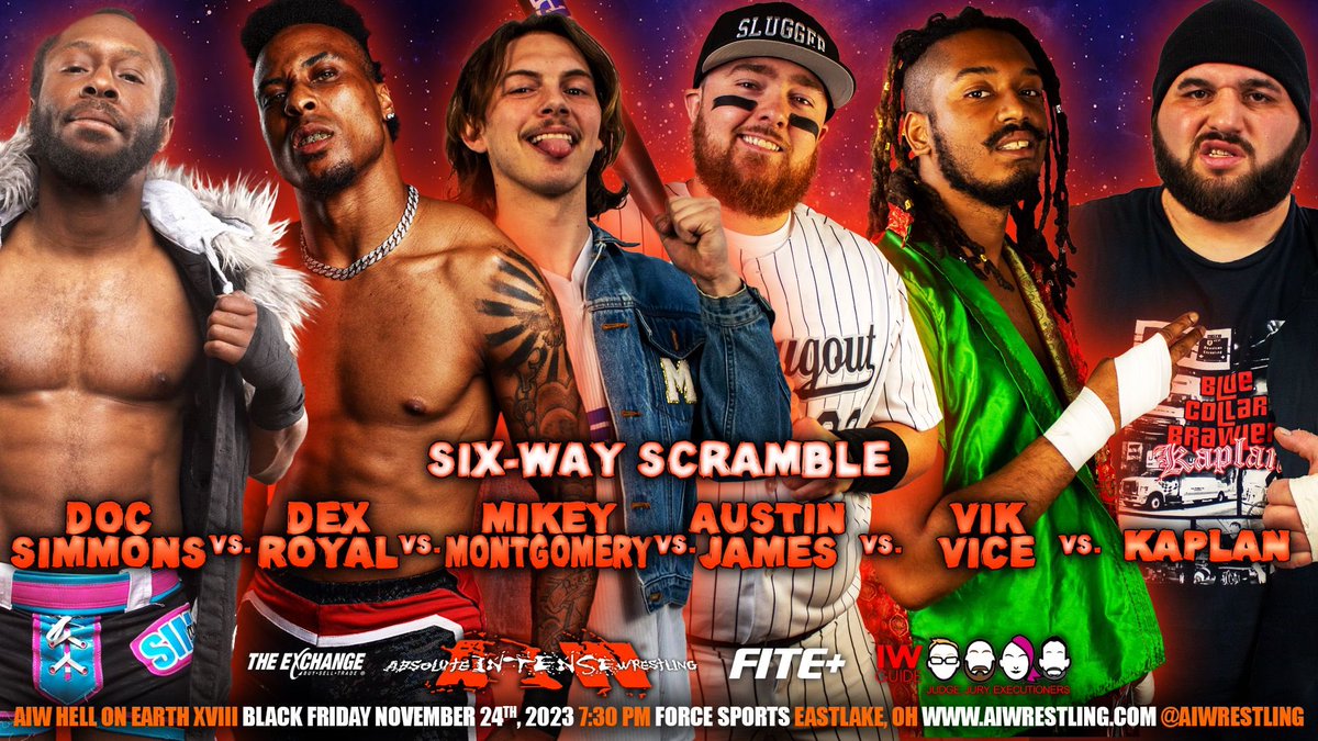 aiwrestling's tweet photo. 11/24
Tickets: https://t.co/3dpRU6hlvR https://t.co/45sFM77rpl