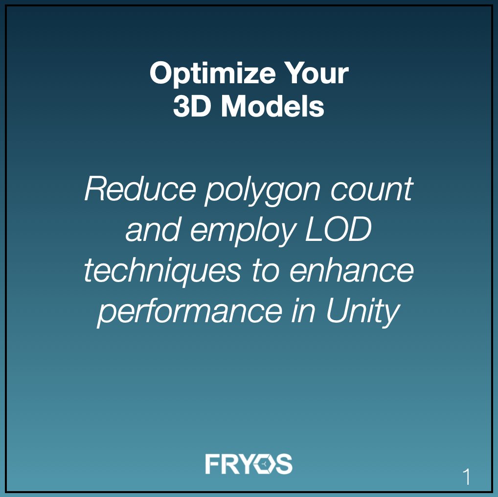 FryosStudios's tweet image. 🚀 Dive into the world of Unity mastery with these first three tips! Elevate your Unity game with these essential tricks! ✨ #UnityTips #GameDevelopment #OptimizationMagic #indiedev #indiegame #videogames #unity