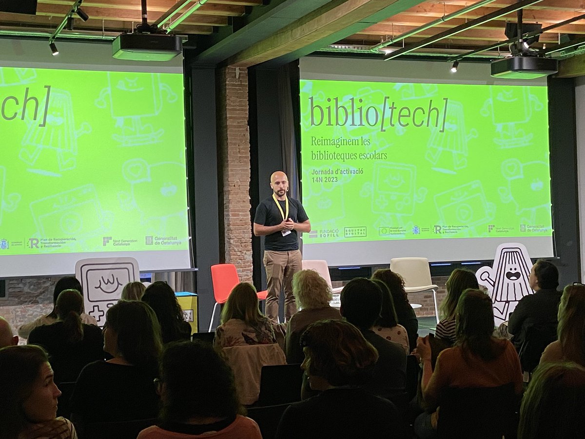 Felicitats companyes d’#EquitatDigital i #BiblioTech 📖 🤖per aquest llançament! Un treball transformador i clau per aprofitar i rellançar recursos amb potencial per aprendre i connectar amb els infants i projectar trajectòries vitals enriquidores i vincular-se amb l’entorn!