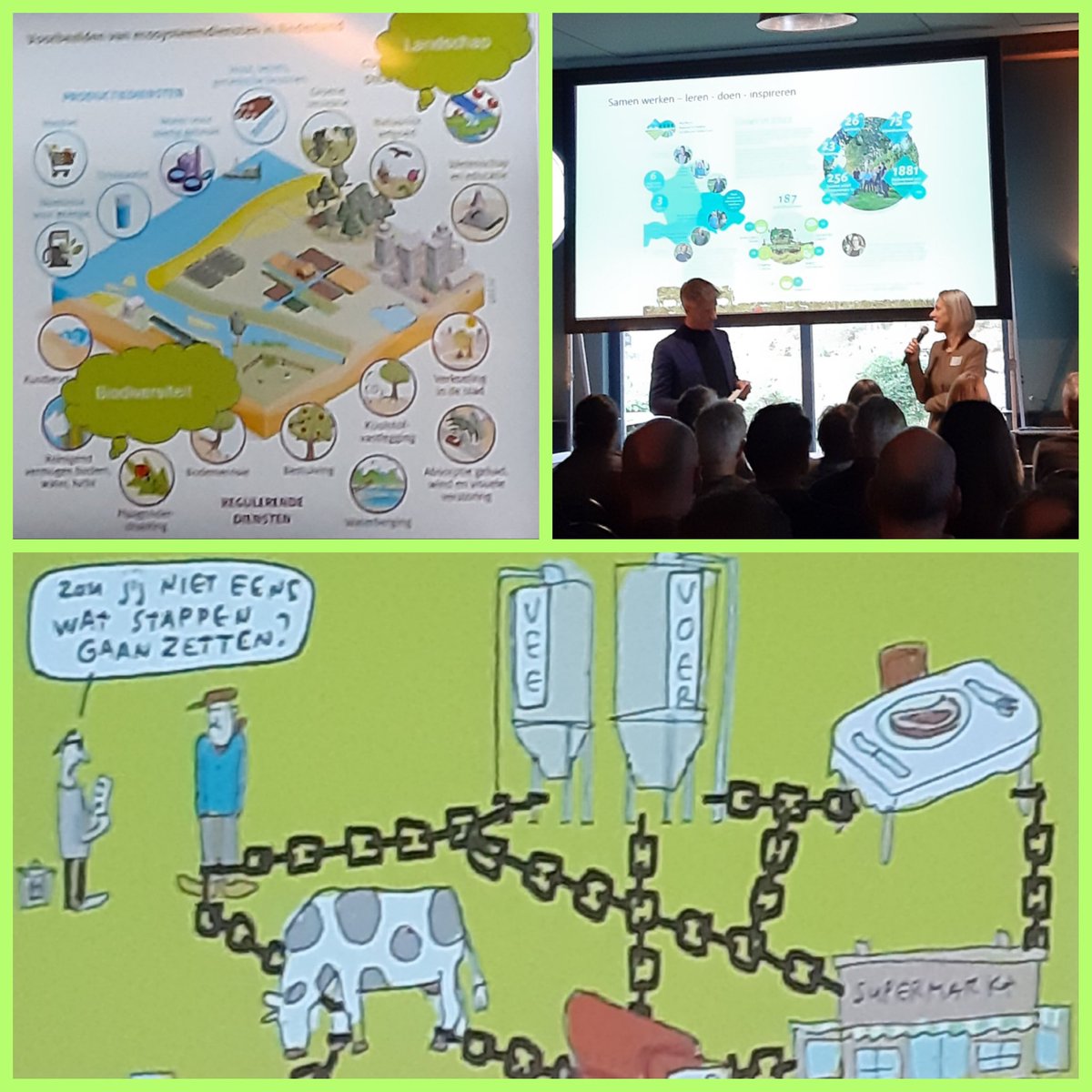 Mooie 1e #Gelderse Dag van #Natuurinclusieve Landbouw met grote opkomst, inspirerende sprekers als <a href="/AlexDatema/">Alex Datema</a> en <a href="/HeleenLansink/">Heleen Lansink-Marissen</a>, goede workshops en prettige locatie: #Suzie's Farm. Perfect georganiseerd door <a href="/platform_NLG/">Platform Natuurinclusieve landbouw Gelderland</a>, onderdeel van <a href="/NatuurMilieuGld/">Natuur en Milieu Gelderland</a>. <a href="/provgelderland/">Provincie Gelderland</a>.