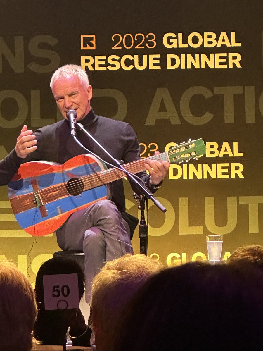 SherrieWestin's tweet photo. Thrilled to join @RESCUEorg to discuss #AhlanSimsim - the largest childhood intervention in humanitarian response created by IRC & @SesameWorkshop, funded by @macfound. We hope for additional support to continue this crucial work. Basma rocked, only outshined by @OfficialSting! https://t.co/aIsZOhFG9m