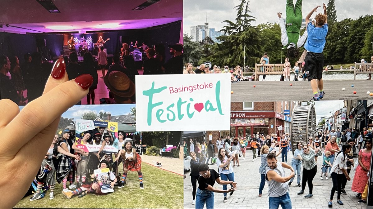 Thanks to the #NationalLottery which supported #BasingstokeFestival in bringing amazing performing companies to our borough this year! With their support we were able to keep the festival free for our audiences #ThanksToYou